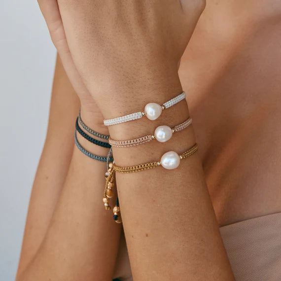 Pearl Rope Bracelet Sand