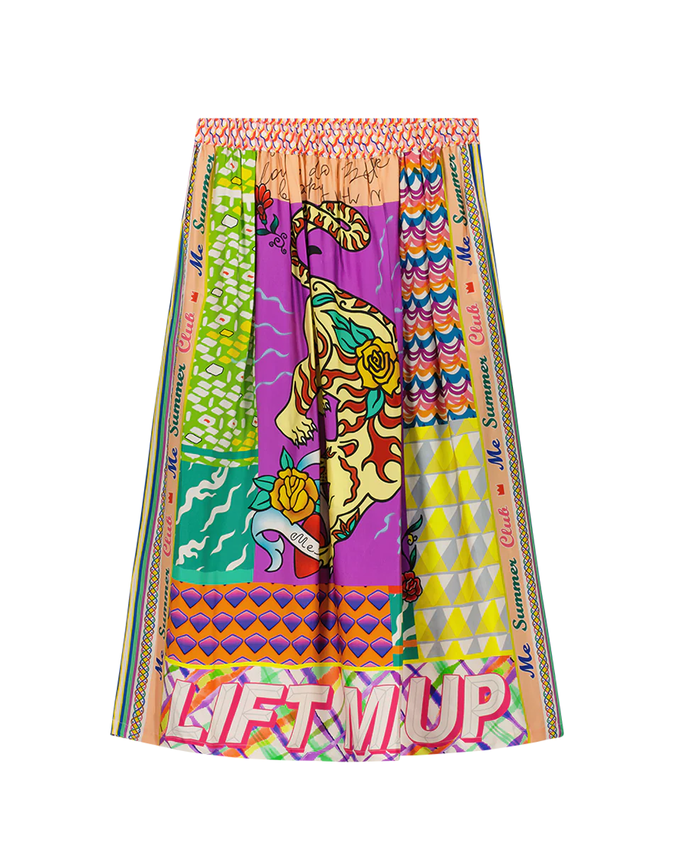 Vanessa Printed Midi Skirt