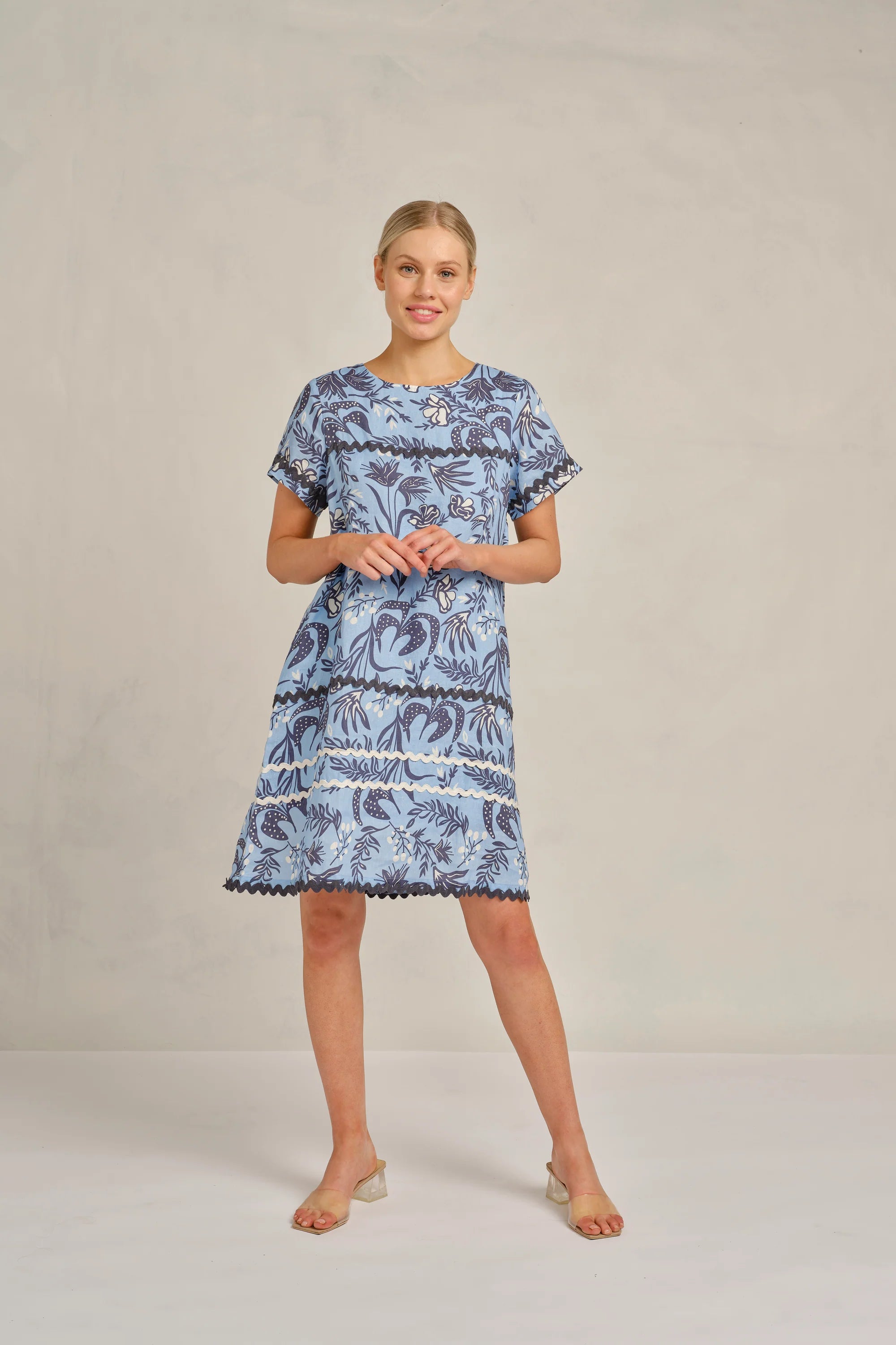 Claudette Wave Dress Paradise