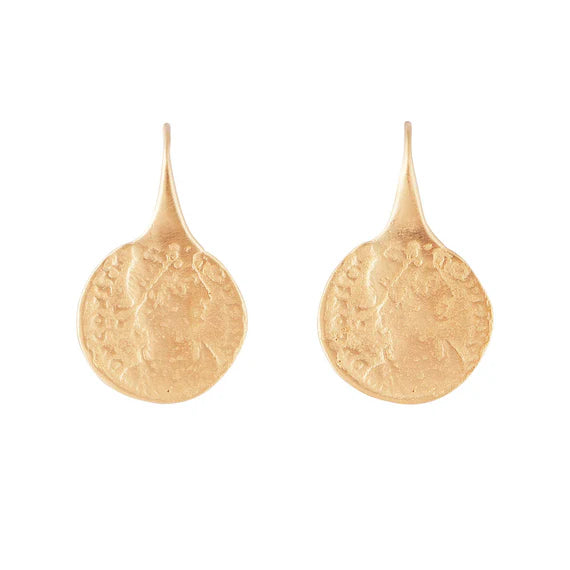 Gold Ancient Coin Hooks