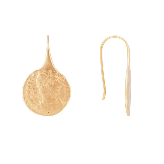 Gold Ancient Coin Hooks