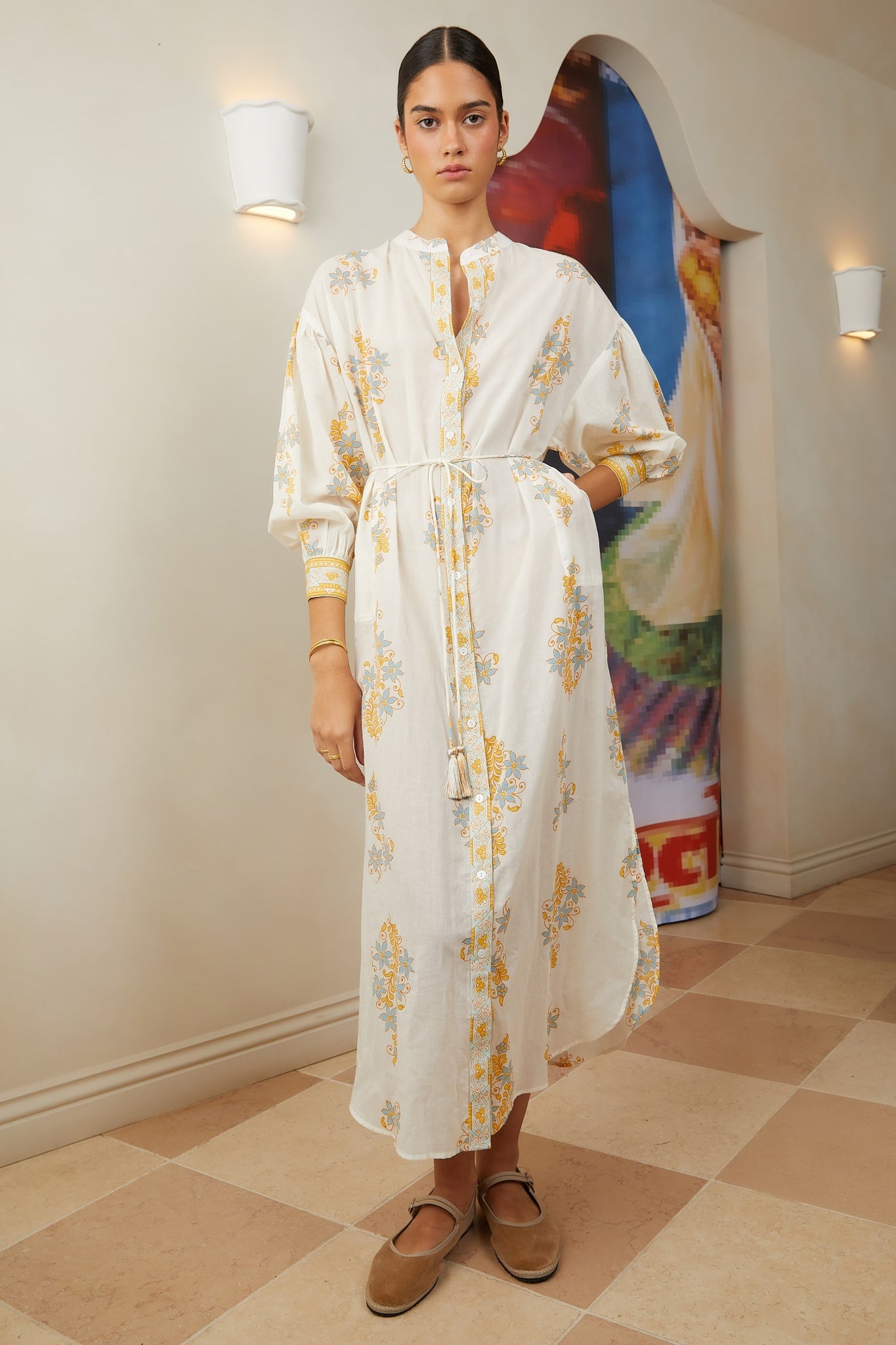 Sierra Maxi Shirt Dress