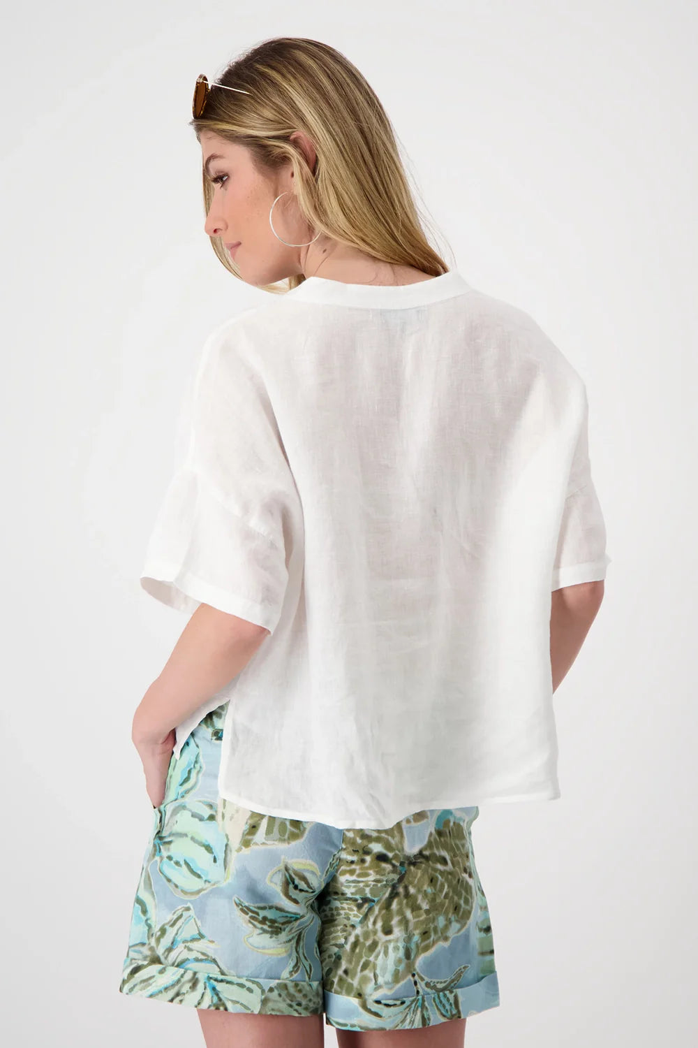 Oversize Linen Blouse