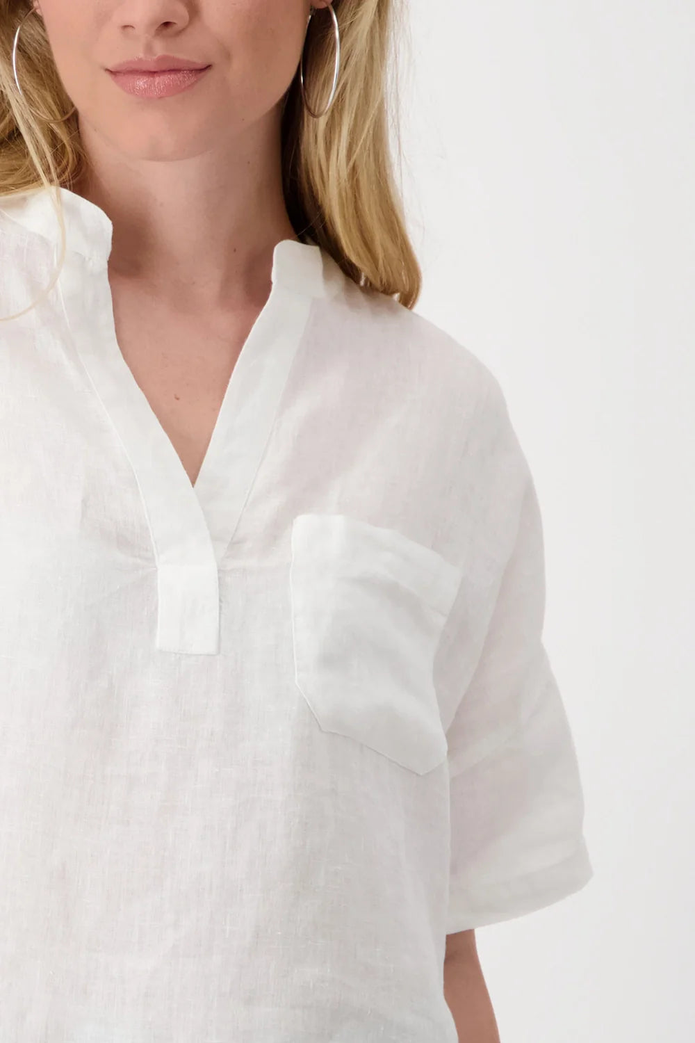 Oversize Linen Blouse