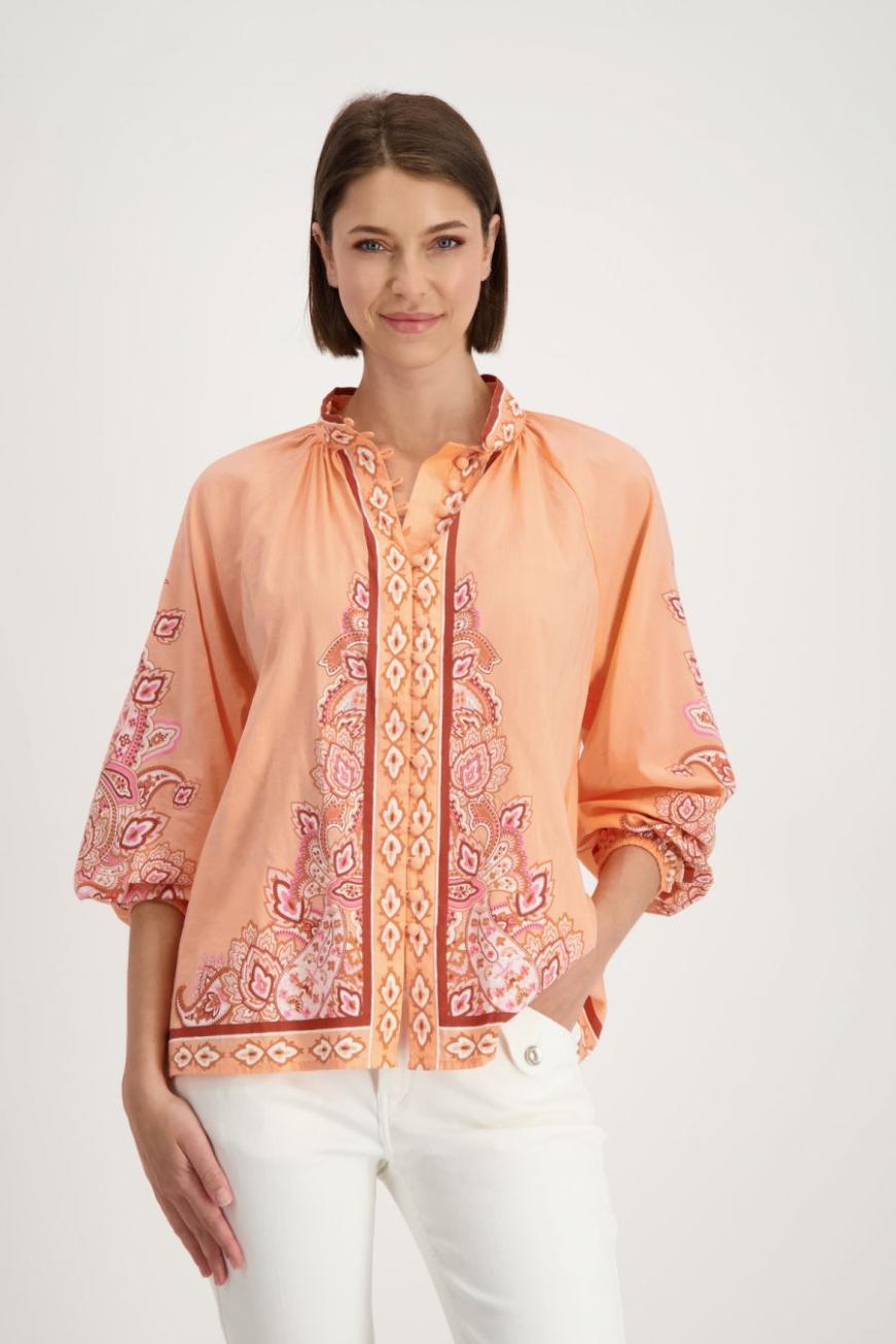 Placed Paisley Blouse